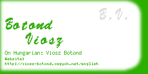 botond viosz business card